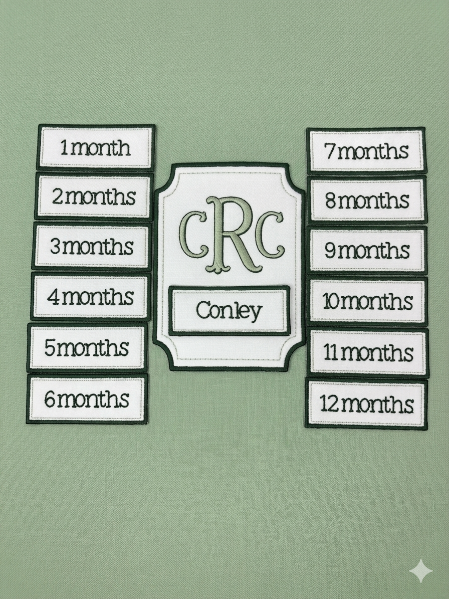 Keepsake Milestone Cards (interchangeable)