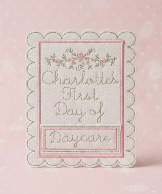 Interchangeable Milestone Card for School